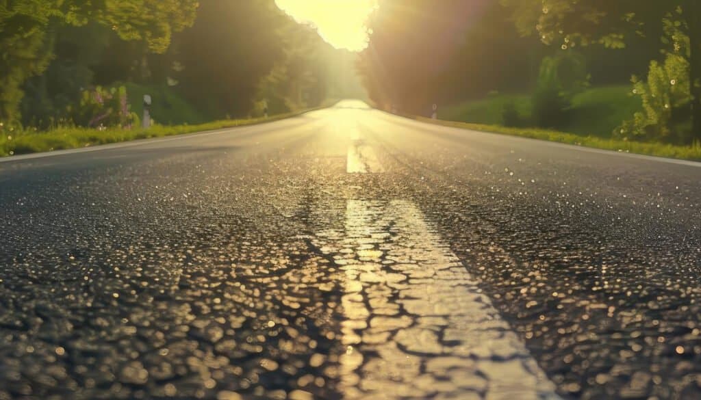 Flat open road - featured